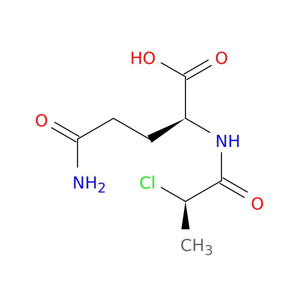 (S)-5-Amino-2-((R)-2-chloropropanamido)-5-oxopentanoic acid