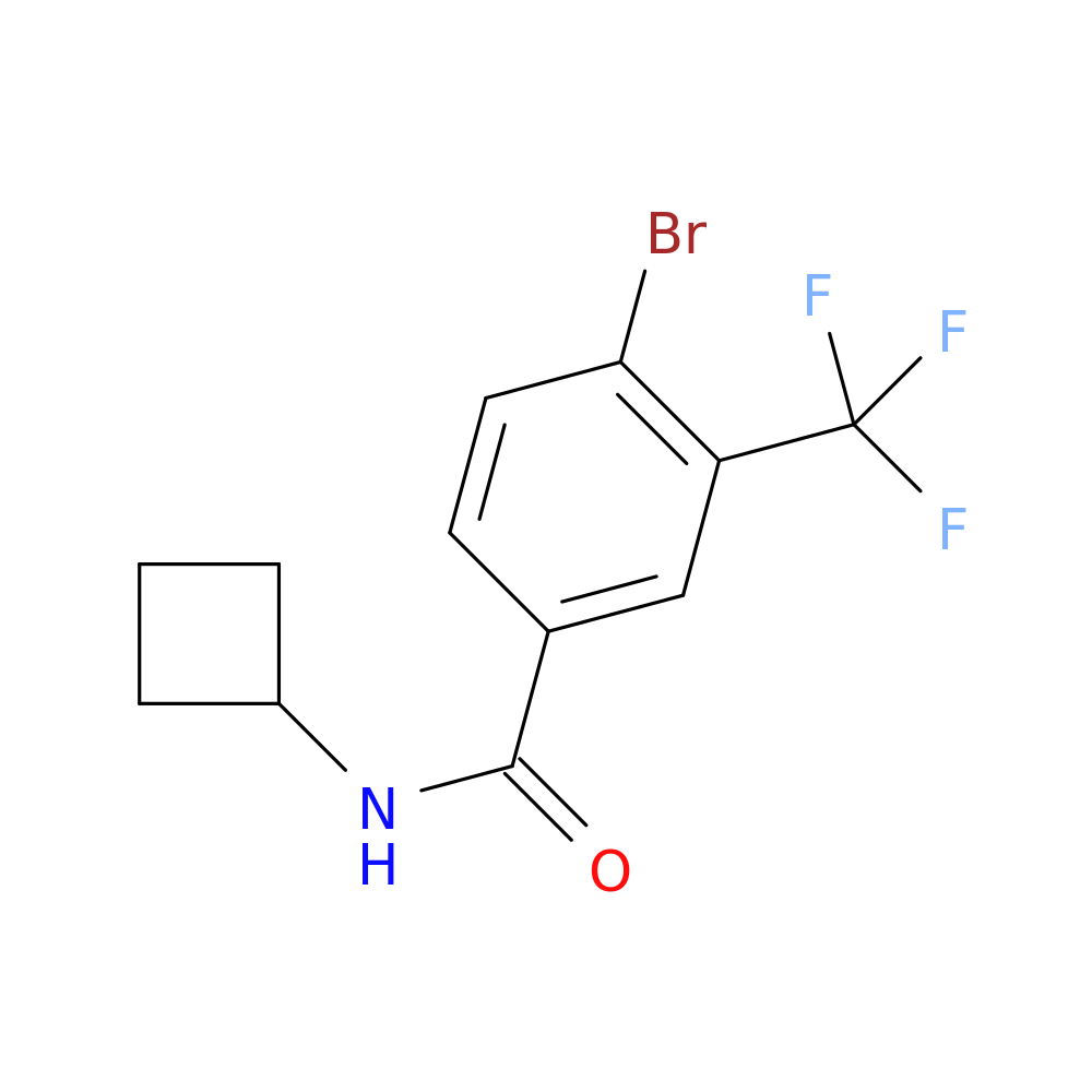 4-Bromo-N-cyclobutyl-3-(trifluoromethyl)benzamide