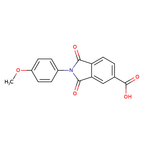 2-(4-Methoxyphenyl)-1,3-dioxoisoindoline-5-carboxylic acid