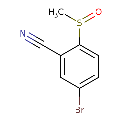 5-bromo-2-methanesulfinylbenzonitrile