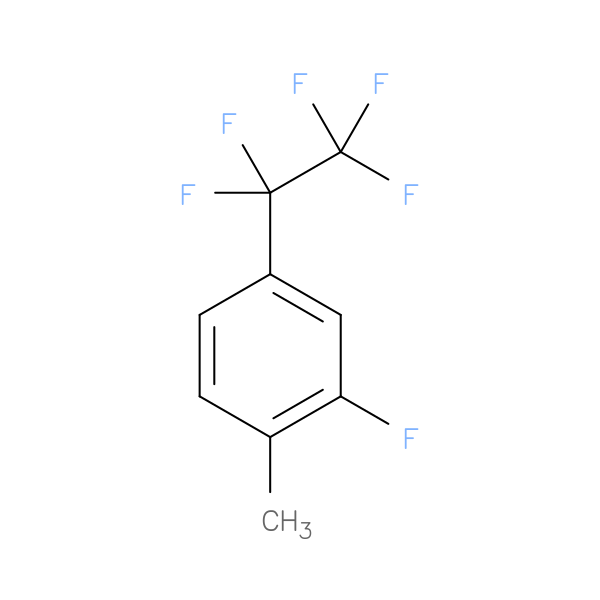 2-Fluoro-1-methyl-4-(1,1,2,2,2-pentafluorethyl)-benzene