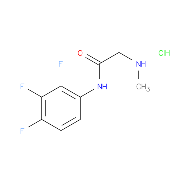 2-(methylamino)-N-(2,3,4-trifluorophenyl)acetamide hydrochloride