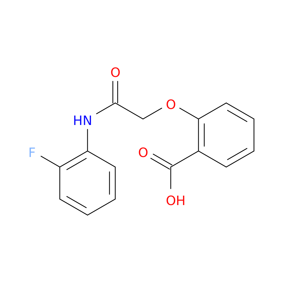 2-{[(2-fluorophenyl)carbamoyl]methoxy}benzoic acid