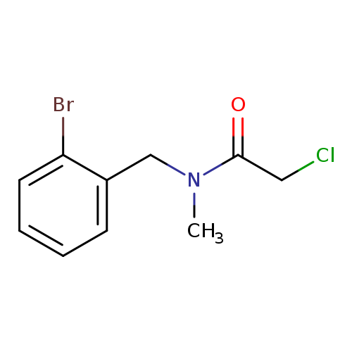 N-[(2-bromophenyl)methyl]-2-chloro-N-methylacetamide