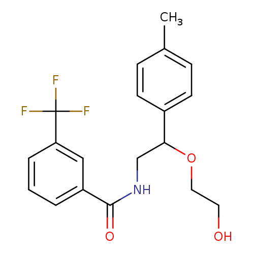 N-[2-(2-hydroxyethoxy)-2-(4-methylphenyl)ethyl]-3-(trifluoromethyl)benzamide