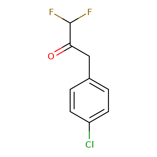 3-(4-chlorophenyl)-1,1-difluoropropan-2-one
