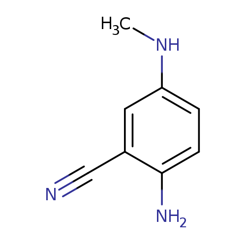 2-amino-5-(methylamino)benzonitrile