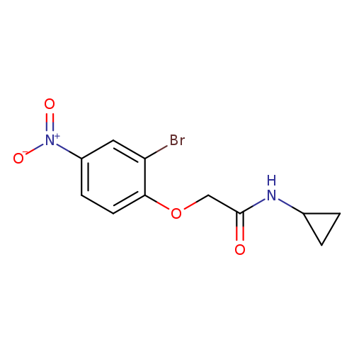 2-(2-Bromo-4-nitrophenoxy)-N-cyclopropylacetamide