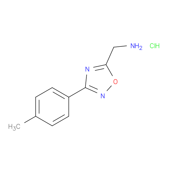 {[3-(4-methylphenyl)-1,2,4-oxadiazol-5-yl]methyl}amine hydrochloride