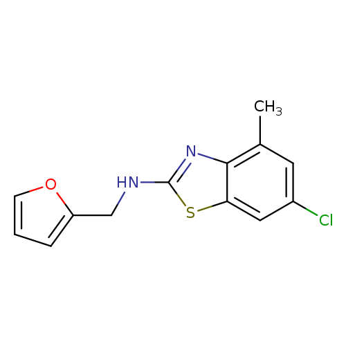 6-Chloro-N-(2-furylmethyl)-4-methyl-1,3-benzothiazol-2-amine