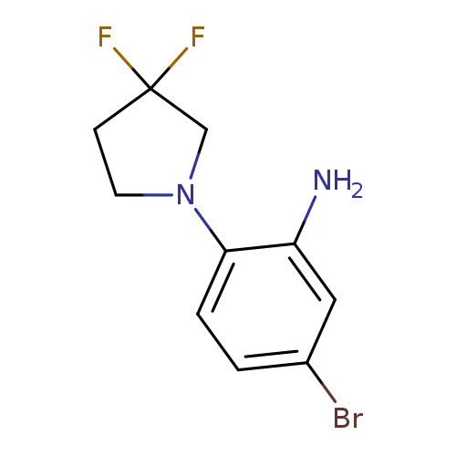 5-Bromo-2-(3,3-difluoro-pyrrolidin-1-yl)-phenylamine