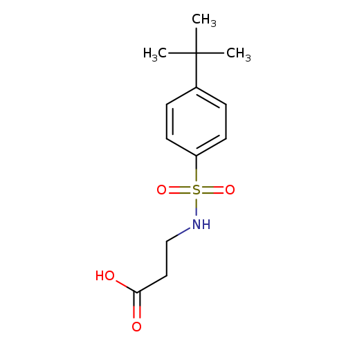 3-(4-tert-butylbenzenesulfonamido)propanoic acid