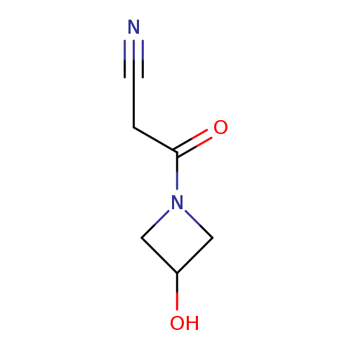3-(3-hydroxyazetidin-1-yl)-3-oxopropanenitrile