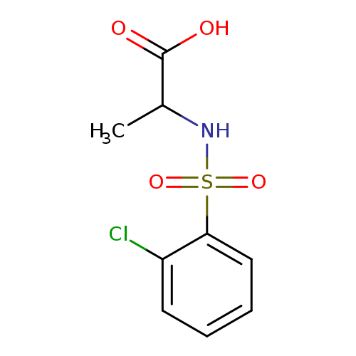 2-(2-Chlorophenylsulfonamido)propanoic acid