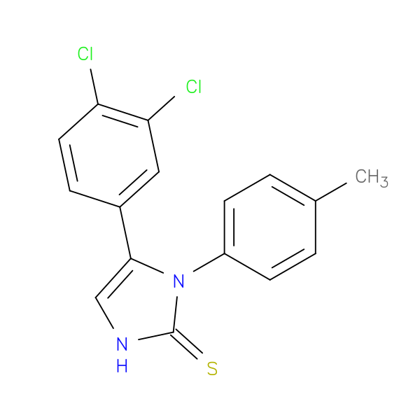 5-(3,4-dichlorophenyl)-1-(4-methylphenyl)-2,3-dihydro-1H-imidazole-2-thione