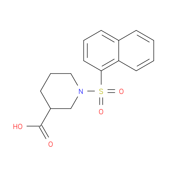 1-(Naphthalen-1-ylsulfonyl)piperidine-3-carboxylic acid