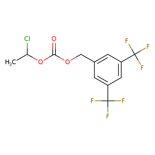 [3,5-Bis(trifluoromethyl)phenyl]methyl 1-chloroethyl carbonate