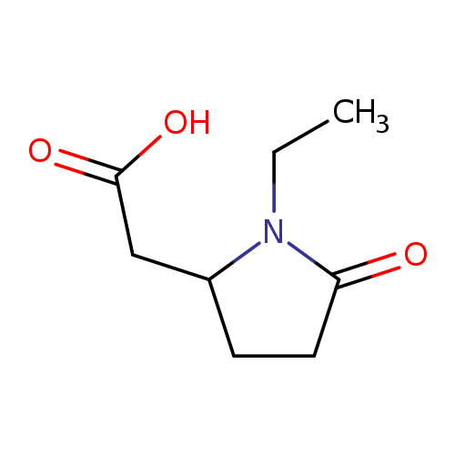 2-(1-ethyl-5-oxopyrrolidin-2-yl)acetic acid