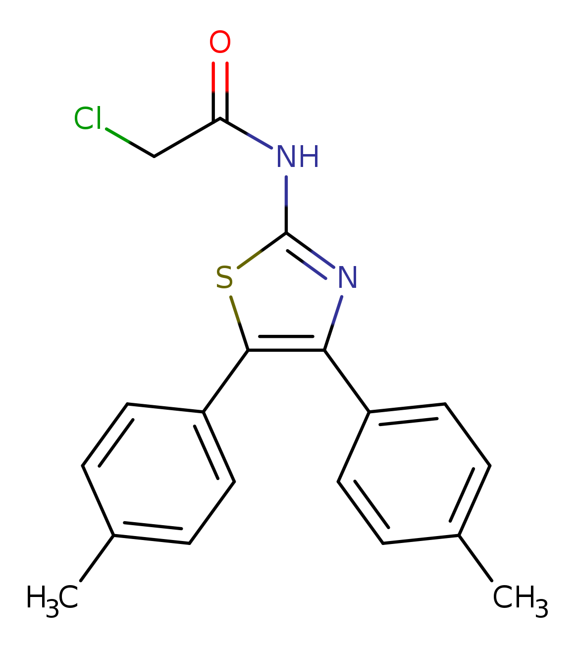 2-Chloro-N-(4,5-di-p-tolylthiazol-2-yl)acetamide