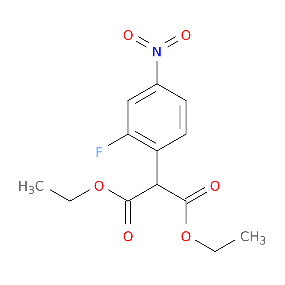 Diethyl 2-(2-fluoro-4-nitrophenyl)malonate