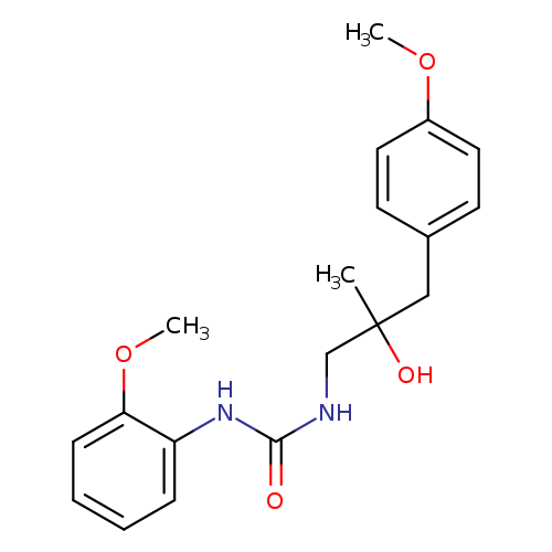 1-[2-hydroxy-3-(4-methoxyphenyl)-2-methylpropyl]-3-(2-methoxyphenyl)urea