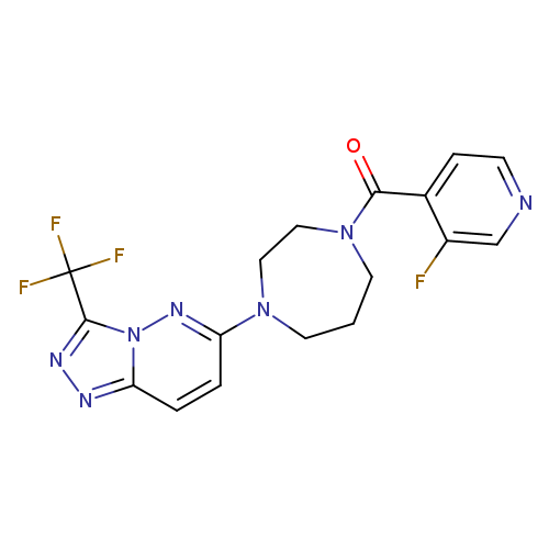 1-(3-fluoropyridine-4-carbonyl)-4-[3-(trifluoromethyl)-[1,2,4]triazolo[4,3-b]pyridazin-6-yl]-1,4-diazepane