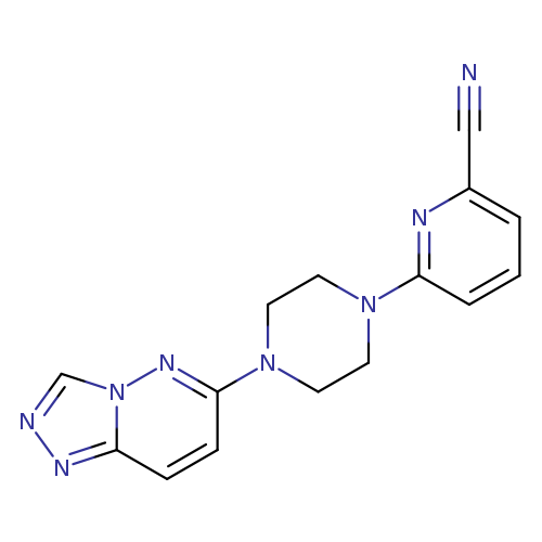 6-(4-{[1,2,4]triazolo[4,3-b]pyridazin-6-yl}piperazin-1-yl)pyridine-2-carbonitrile