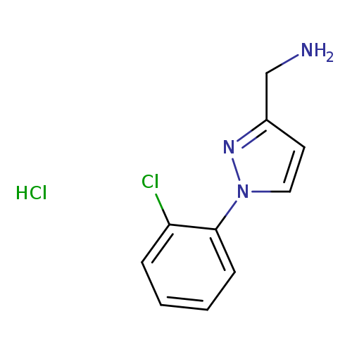 [1-(2-chlorophenyl)-1H-pyrazol-3-yl]methanaminehydrochloride