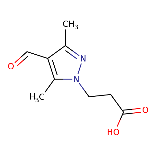3-(4-Formyl-3,5-dimethyl-1h-pyrazol-1-yl)propanoic acid