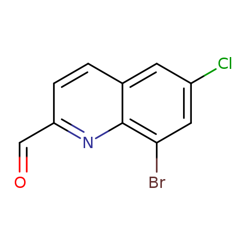 8-bromo-6-chloroquinoline-2-carbaldehyde