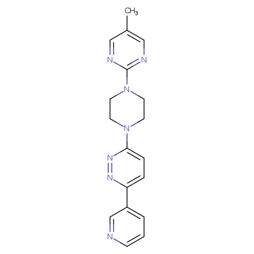 3-[4-(5-methylpyrimidin-2-yl)piperazin-1-yl]-6-(pyridin-3-yl)pyridazine