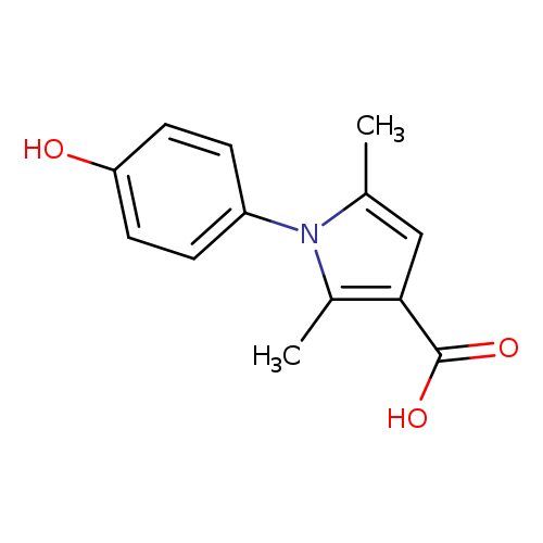 1-(4-Hydroxyphenyl)-2,5-dimethyl-1h-pyrrole-3-carboxylic acid