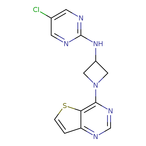 5-chloro-N-(1-{thieno[3,2-d]pyrimidin-4-yl}azetidin-3-yl)pyrimidin-2-amine