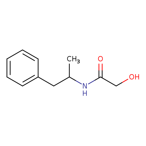 2-Hydroxy-N-(1-methyl-2-phenylethyl)acetamide