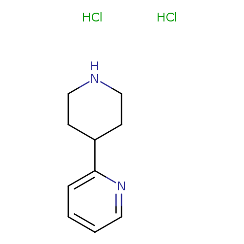 Pyridine, 2-(4-piperidinyl)-, hydrochloride (1:2)