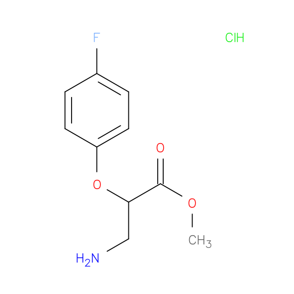 methyl 3-amino-2-(4-fluorophenoxy)propanoate hydrochloride