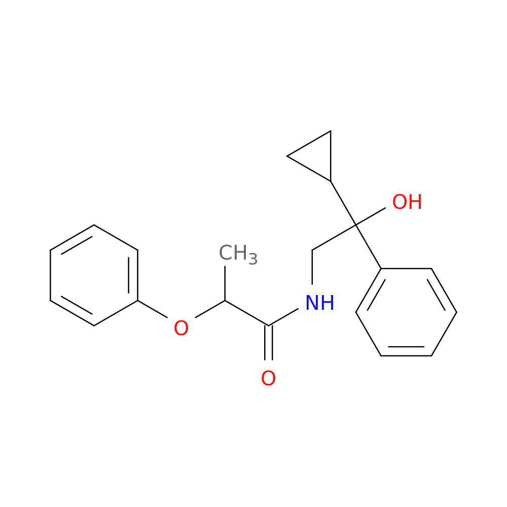 N-(2-cyclopropyl-2-hydroxy-2-phenylethyl)-2-phenoxypropanamide