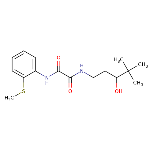 N-(3-hydroxy-4,4-dimethylpentyl)-N'-[2-(methylsulfanyl)phenyl]ethanediamide