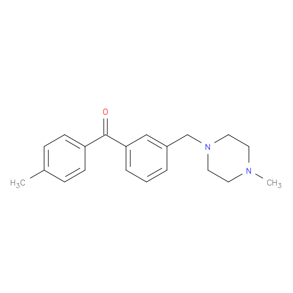 4'-METHYL-3-(4-METHYLPIPERAZINOMETHYL) BENZOPHENONE