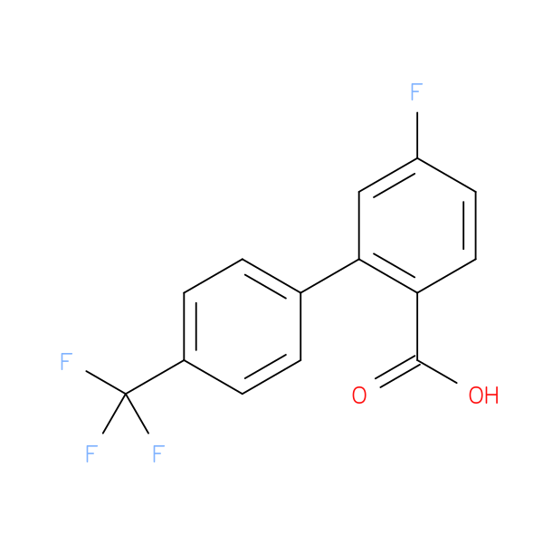 4-Fluoro-2-(4-trifluoromethylphenyl)benzoic acid