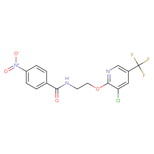N-(2-{[3-chloro-5-(trifluoromethyl)pyridin-2-yl]oxy}ethyl)-4-nitrobenzamide