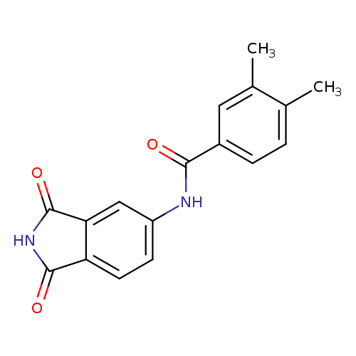N-(1,3-dioxo-2,3-dihydro-1H-isoindol-5-yl)-3,4-dimethylbenzamide