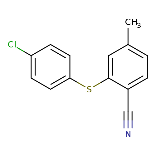 2-[(4-chlorophenyl)sulfanyl]-4-methylbenzonitrile