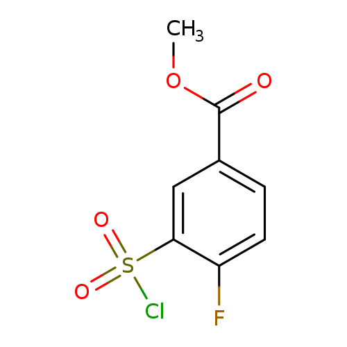Methyl 3-(chlorosulfonyl)-4-fluorobenzoate