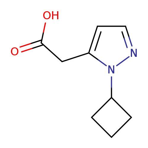 2-(1-cyclobutyl-1H-pyrazol-5-yl)acetic acid