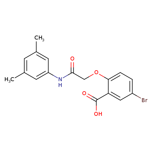 5-bromo-2-{[(3,5-dimethylphenyl)carbamoyl]methoxy}benzoicacid