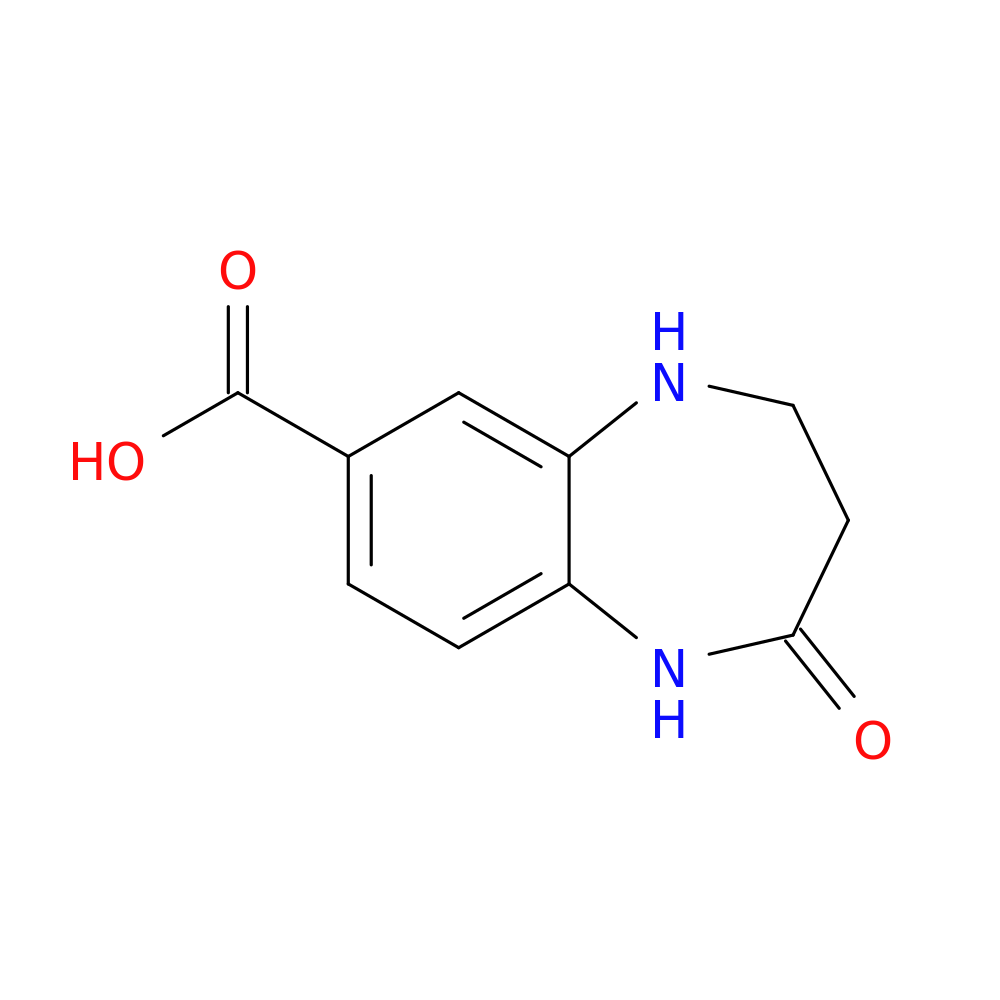 2-oxo-2,3,4,5-tetrahydro-1H-1,5-benzodiazepine-7-carboxylic acid