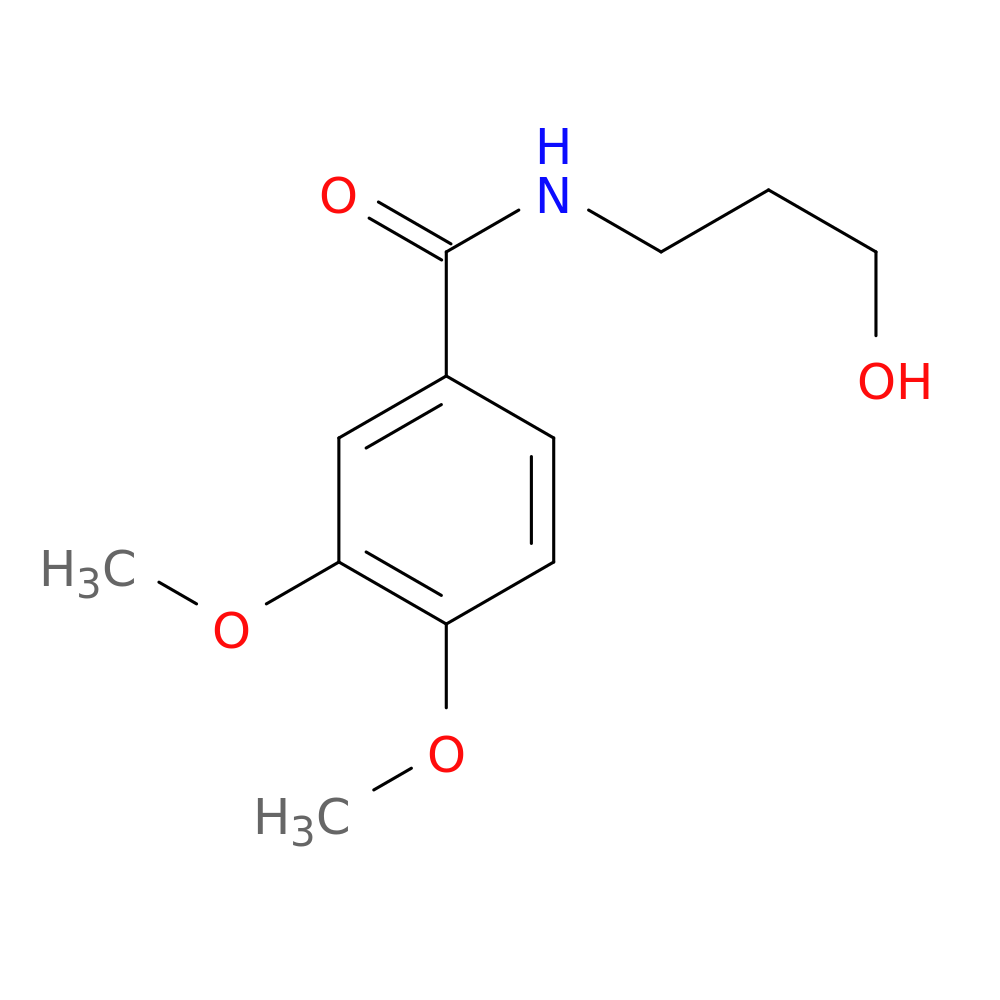 N-(3-hydroxypropyl)-3,4-dimethoxybenzamide