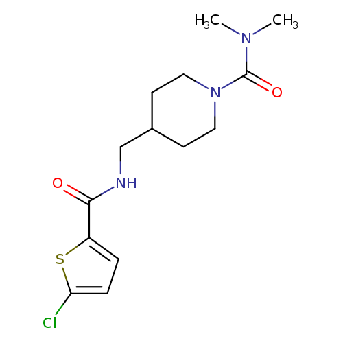 4-{[(5-chlorothiophen-2-yl)formamido]methyl}-N,N-dimethylpiperidine-1-carboxamide