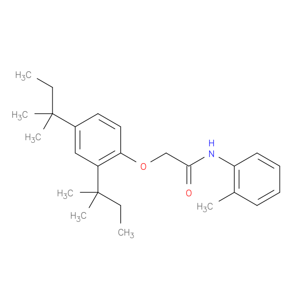 2-(2,4-ditert-pentylphenoxy)-N-(2-methylphenyl)acetamide